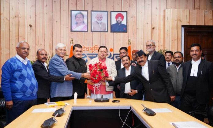 मुख्यमंत्री ने दिया बार एसोसिएशन की विभिन्न समस्याओं के समाधान का आश्वासन मुख्यमंत्री ने दिया बार एसोसिएशन की विभिन्न समस्याओं के समाधान का आश्वासन