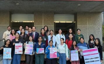 यूपीईएस यूनिवर्सिटी ने युवा महिलाओं में स्तन स्वास्थ्य जागरूकता मज़बूत करने के लिए बीसीवाईडब्ल्यू फाउंडेशन के यूथ चैप्टर की शुरुआत की यूपीईएस यूनिवर्सिटी ने युवा महिलाओं में स्तन स्वास्थ्य जागरूकता मज़बूत करने के लिए बीसीवाईडब्ल्यू फाउंडेशन के यूथ चैप्टर की शुरुआत की