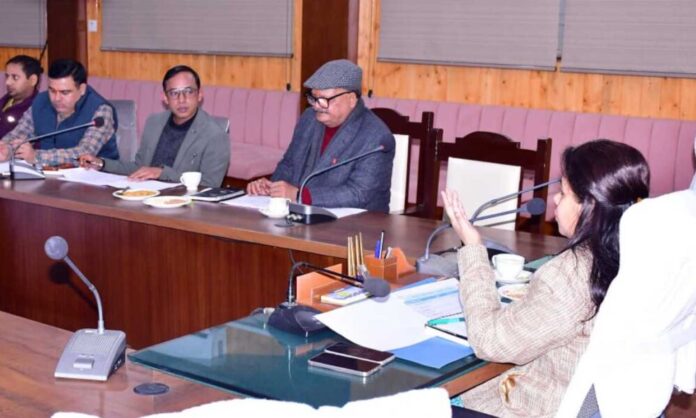 जिलाधिकारी ने चिकित्सा, स्वास्थ्य एवं परिवार कल्याण विभाग की समीक्षा बैठक ली