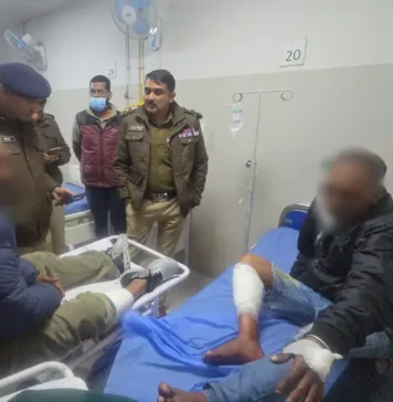 देहरादून में एनकाउंटर, कारोबारी के हत्यारे बदमाश पैर में गोली लगने के बाद दबोचे गए