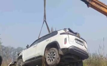 शादी की खुशियां मातम में बदलीं, रुड़की में कार गंगनहर में गिरने से दो की मौत