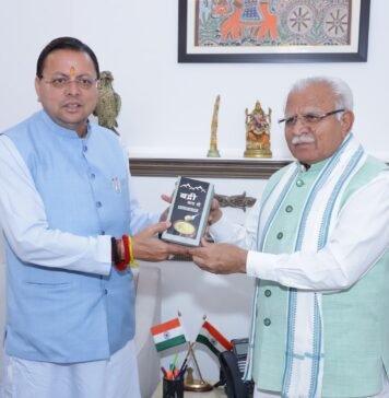 केंद्रीय मंत्री से मिले सीएम धामी, राज्य के अहम मुद्दों पर हुई चर्चा