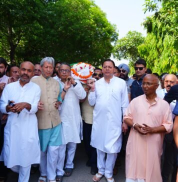 राजकीय सम्मान के साथ आज विदाई: भुवन चंद्र खंडूड़ी को सीएम धामी ने दी अंतिम श्रद्धांजलि