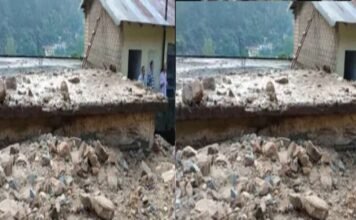 चमोली में तबाही का मंजर: नाले का उफान बाजार पर पड़ा भारी, लोग जान बचाकर भागे