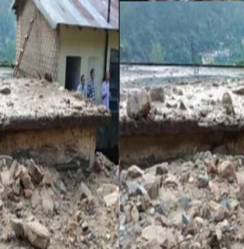 चमोली में तबाही का मंजर: नाले का उफान बाजार पर पड़ा भारी, लोग जान बचाकर भागे