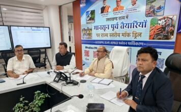 उत्तराखंड में बारिश का कहर, 24×7 अलर्ट मोड में प्रशासन – सीएम धामी का निर्देश