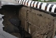 पहली बारिश में ही फेल हुआ करोड़ों का पुल, देहरादून में खुली निर्माण की पोल