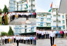 स्वतंत्रता दिवस पर DG बंशीधर तिवारी ने फहराया तिरंगा, स्वतंत्रता सेनानियों के बलिदान को किया याद