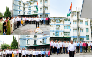 स्वतंत्रता दिवस पर DG बंशीधर तिवारी ने फहराया तिरंगा, स्वतंत्रता सेनानियों के बलिदान को किया याद