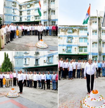 स्वतंत्रता दिवस पर DG बंशीधर तिवारी ने फहराया तिरंगा, स्वतंत्रता सेनानियों के बलिदान को किया याद