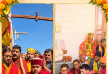 नारद शिला के निकट गूंजे जयकारे, बदरीनाथ धाम में धूमधाम से मनाया गया नारद उत्सव