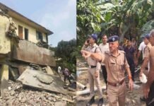हरिद्वार के धनौरी में बड़ा हादसा: लॉ कॉलेज का हिस्सा गिरा, मलबे में दबा PAC जवान